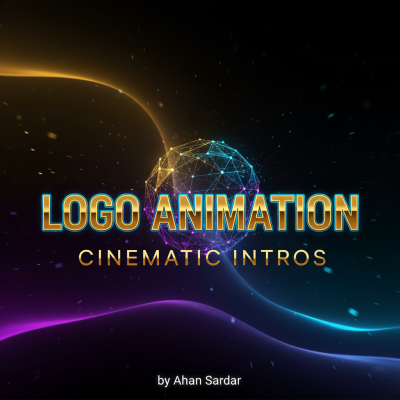 I will create an animated logo for your YouTube intro or brand