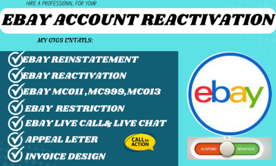 Reinstate Your Suspended eBay Account | eBay Restriction | eBay Reinstatement MC011