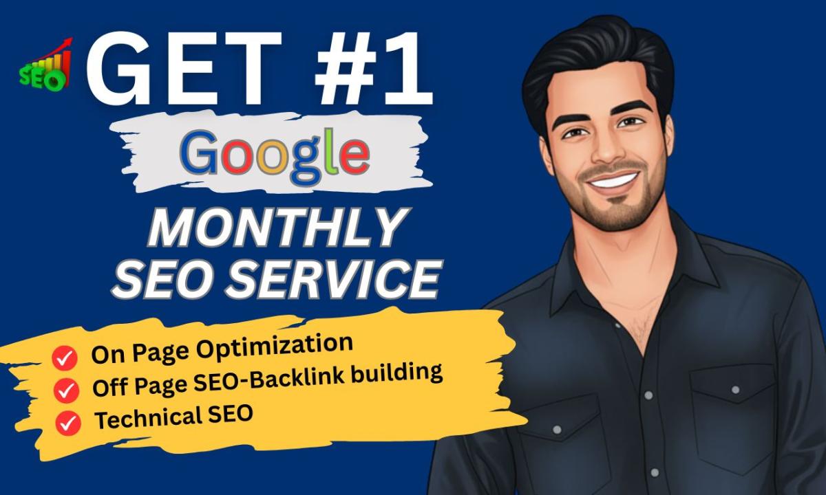I Will Do Monthly SEO with Authority Backlinks to Boost Google Ranking