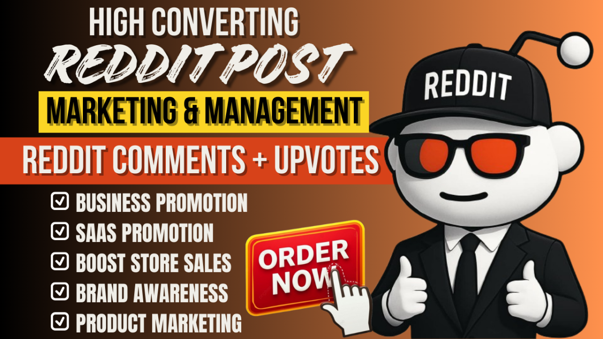 I will manage Reddit post comments to boost business and eCommerce product sales