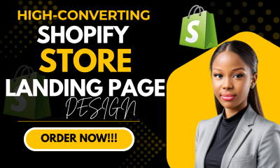 I will build Shopify store landing page that is amazing and nice