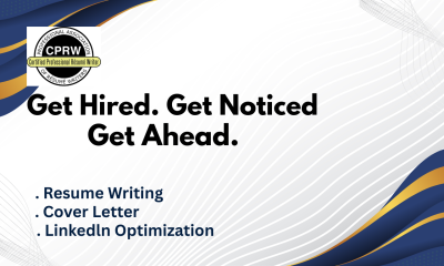 I will craft ATS optimized CV, Resume, Cover Letter, Job Winning Resume Writing