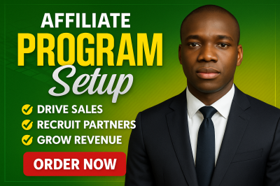 I Will Set Up and Optimize Your Affiliate Marketing Program for Maximum Sales Growth
