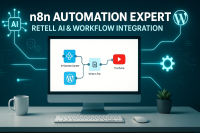 I will fix n8n retell ai n8n youtube n8n expert n8n install n8n wordpress n8n tutor