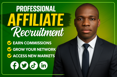I will recruit targeted affiliates and creators for your brand