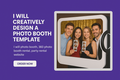 I Will Build a Photo Booth Website, 360 Booth Rental, or Party Rental Website