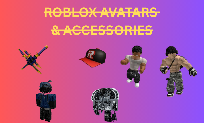 I will custom Roblox accessories design, unique avatars and items for your game