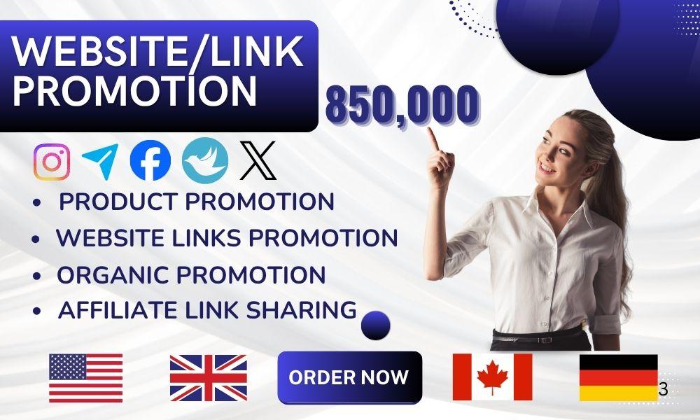 I Will Promote & Share Your Website or Product Link to 850,000 Active Facebook Group Audience in the USA