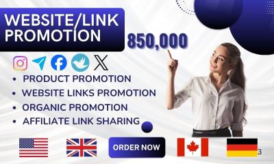 I Will Promote & Share Your Website or Product Link to 850,000 Active Facebook Group Audience in the USA
