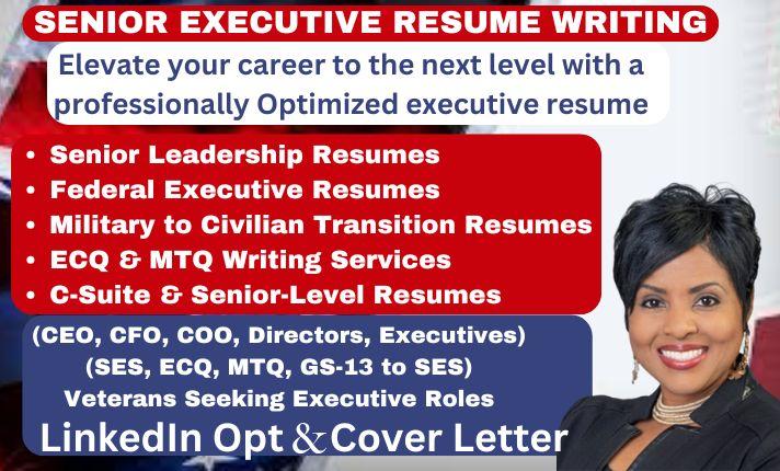 I Will Write Executive Resume Writing ECQ ATS Resume Writing To Get You Noticed