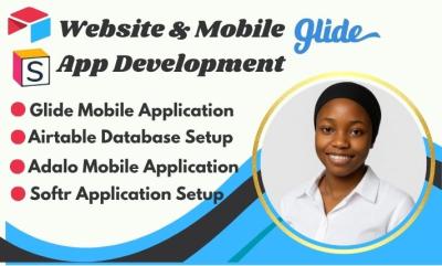 I will build Airtable Softr Website, Glide App, Client Portal, and Database Design