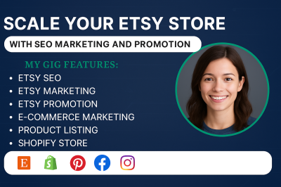 I will Etsy SEO, Etsy Shop Optimization, Etsy Halloween Listing, and Etsy Digital Product