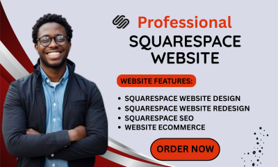 I will Squarespace Website Design, Squarespace Website Redesign, Squarespace Website