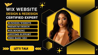I will Wix website redesign business website Wix website design Wix website redesign