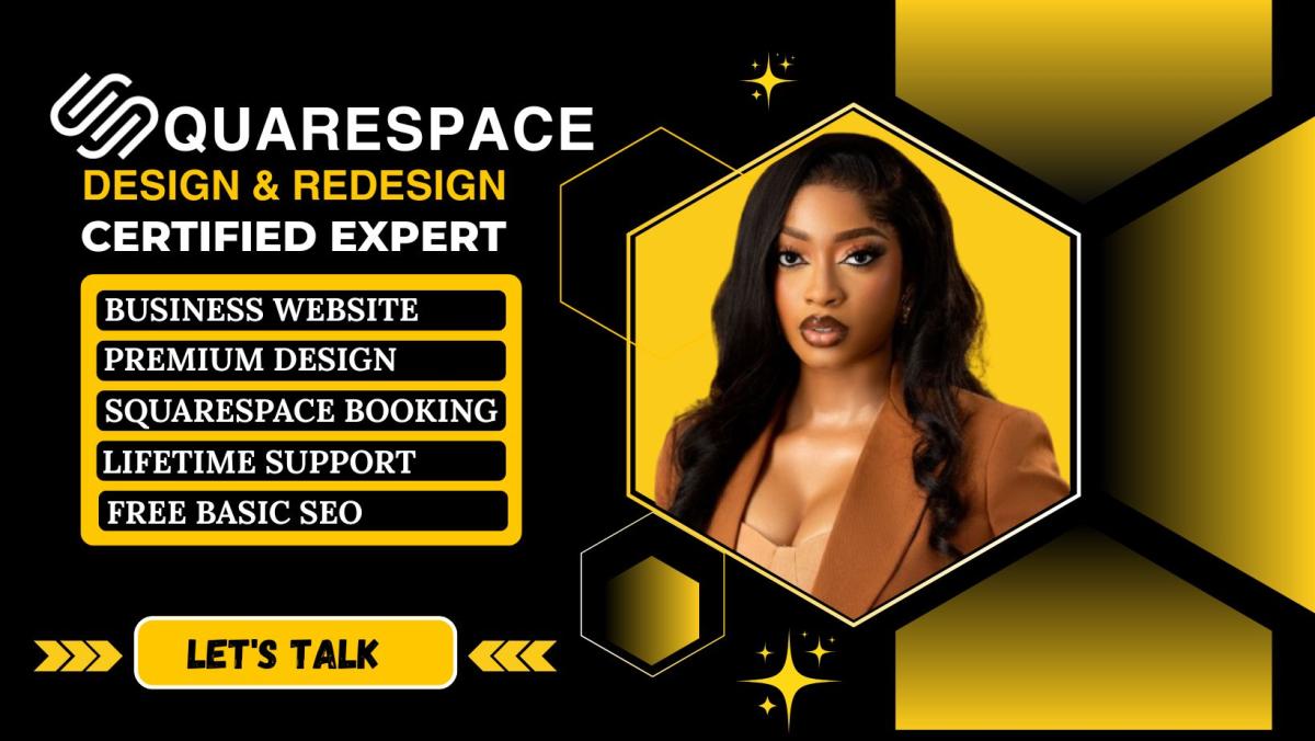 I will design, redesign Squarespace website or build website development Squarespace