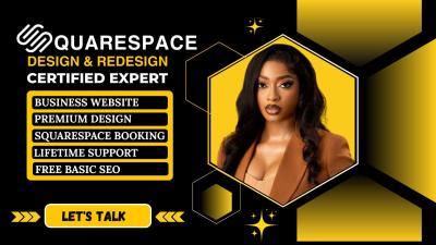I will design, redesign Squarespace website or build website development Squarespace