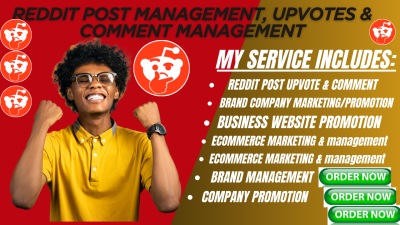 I will promote IPTV website ecommerce digital store product via Reddit post upvote