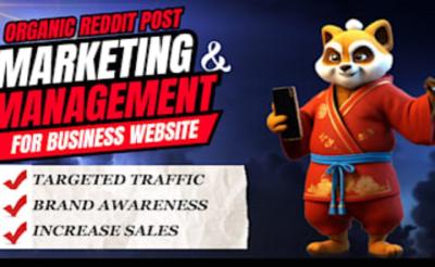 I will do ecommerce business website store product link promotion with reddit marketing