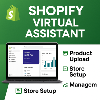 I will boost Shopify sales with expert virtual assistant services