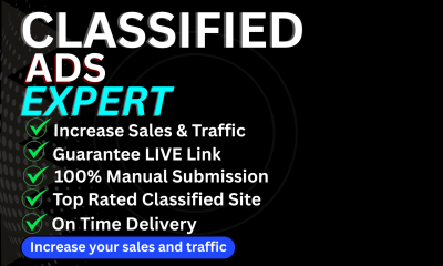 I will promote your business with expert classified ads posting