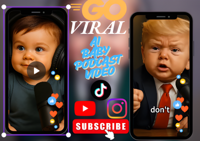 I Will Create Viral AI Baby Video Podcast | Baby Talking Avatar & AI Podcast