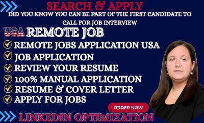 I will be your reverse recruiter and apply jobs on your behalf to land interviews fast