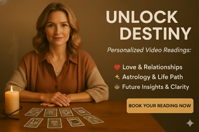 I will do personal tarot card reading, love psychic reading astrology on video