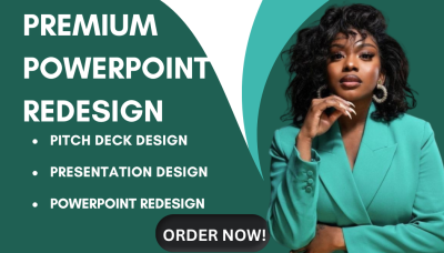 I will redesign business PowerPoint presentation Google Slides PPT