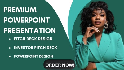 I Will Design Investor Ready Pitch Deck Professionally