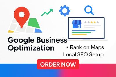 I will optimize GMB Profile Maps Ranking Local SEO Business Listing Google Business