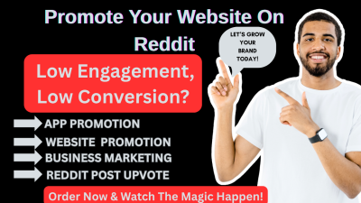 Do Reddit Post Upvote for App, Ecommerce Business Website, Crypto Token Marketing