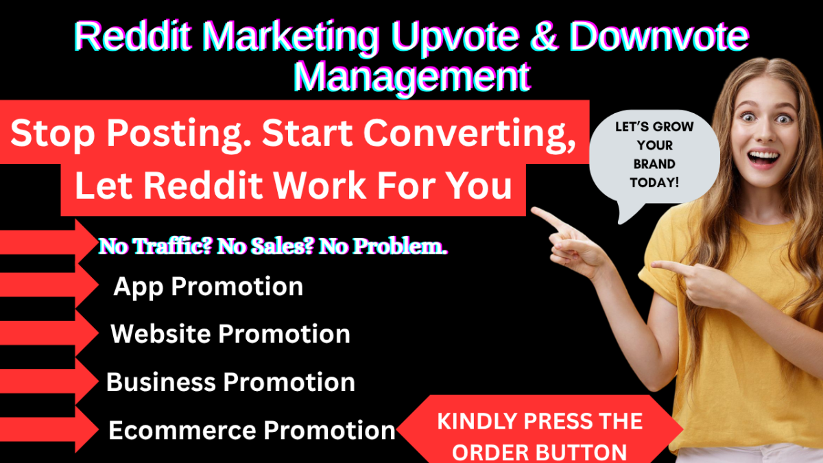 I will do Reddit post upvote for SaaS, crypto, token, eCommerce, business, website promotion