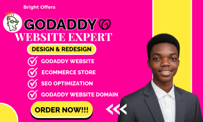I Will Develop GoDaddy Ecommerce Website | GoDaddy SEO Expert | GoDaddy Airo Online Store