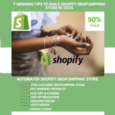 I will optimize Shopify dropshipping store, winning products Amazon