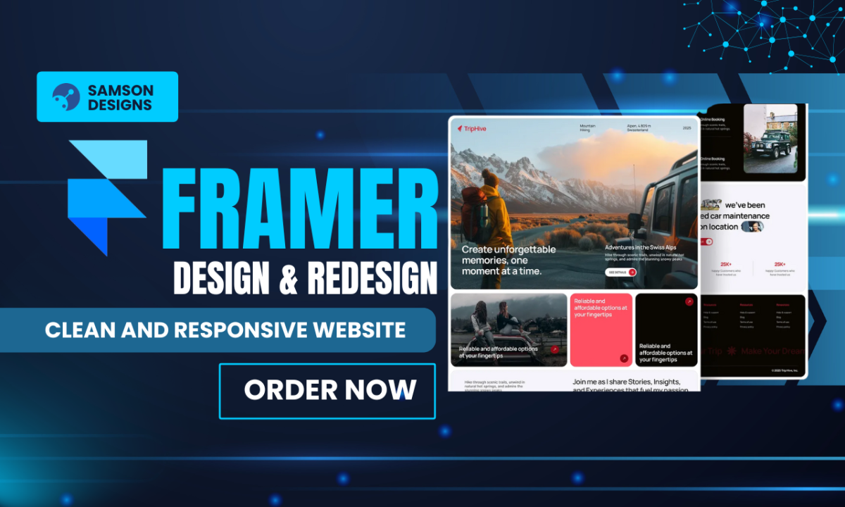I Will Frame Your Website Figma to Framer, Framer CMS, Framer Template, Landing Page
