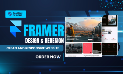 I Will Frame Your Website Figma to Framer, Framer CMS, Framer Template, Landing Page