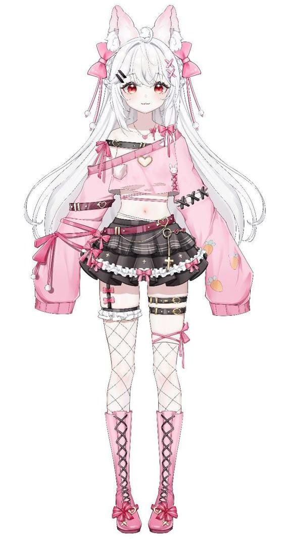 I will draw and rig 2D VTuber Live2D model, Pro Facerig Avatar, VTuber Model, Pro Live2D