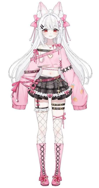 I will draw and rig 2D VTuber Live2D model, Pro Facerig Avatar, VTuber Model, Pro Live2D