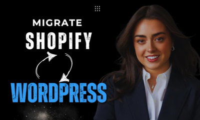 I will migrate WordPress to Shopify, Migrate WordPress Website seamlessly