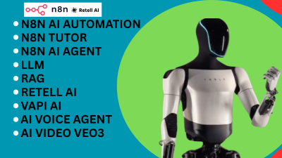 n8n ai automation n8n tutor ai agent rag retell ai vapi ai video goggle veo3