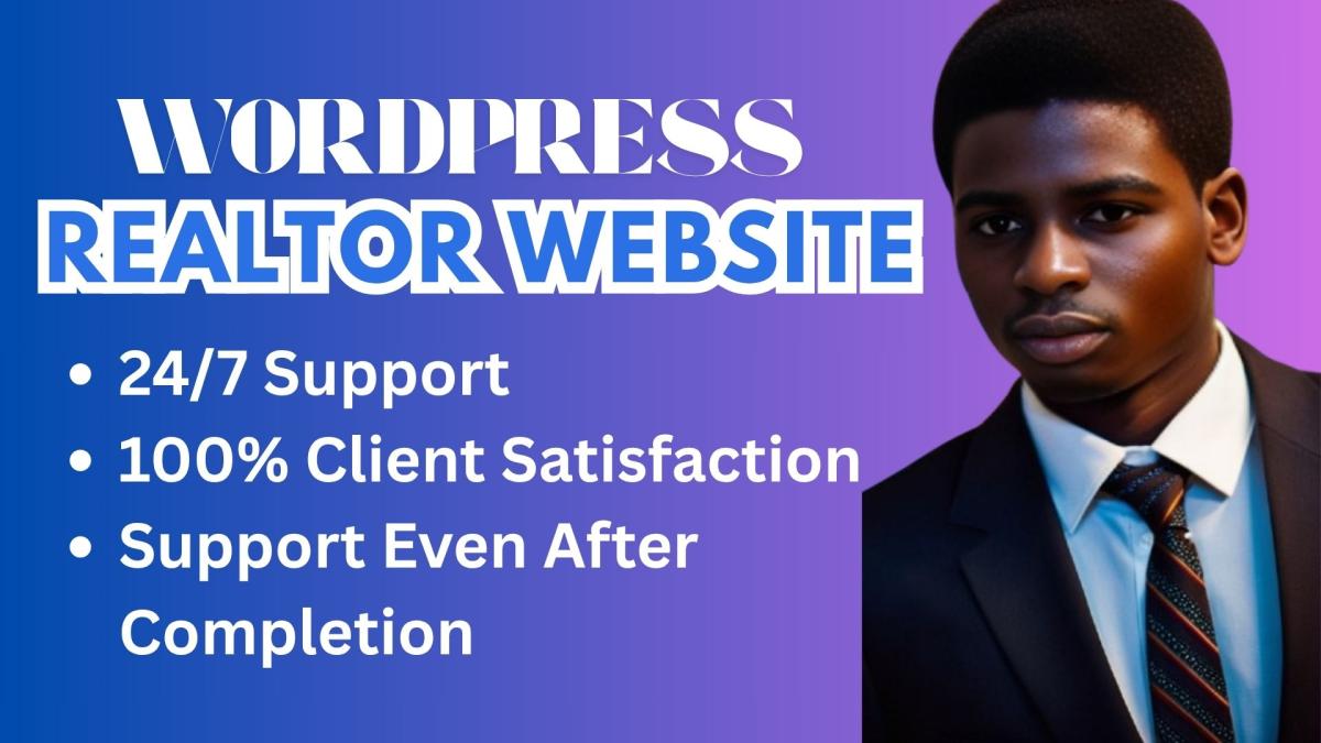 I will build with IDX MLS integration a modern real estate and realtor website