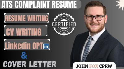 I will write a professional resume writing for you to land your dream job