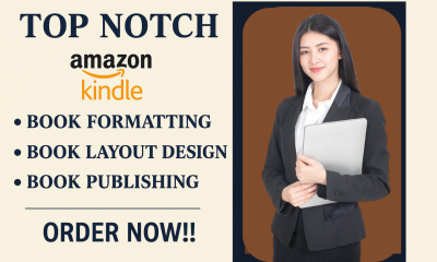 I will publish your book to Amazon Kindle, KDP book publishing, and KDP book formatting