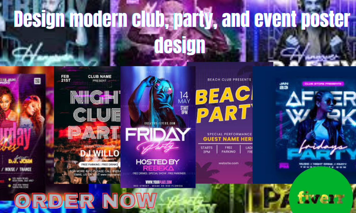 Design Event Flyers for Church, Food, Sport, Party, Club & DL Flyers Within 3 Hours