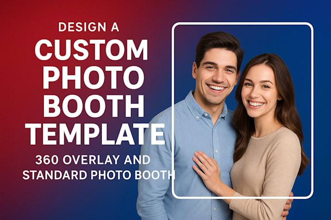 I will design and create photo booth templates, strip 360 overlay, design filters, and website