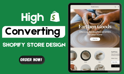 I will design and redesign Shopify store, Shopify store design