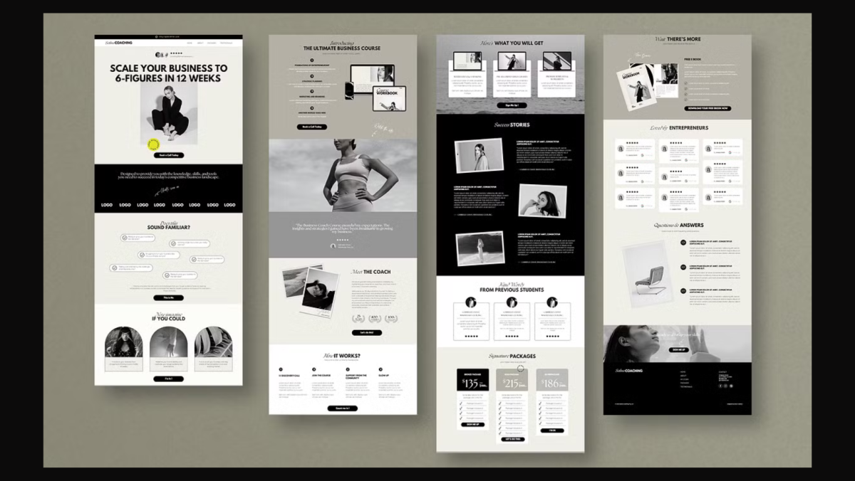 Design a Professional Canva Website, Ebook, Workbook, Cookbook, or Landing Page