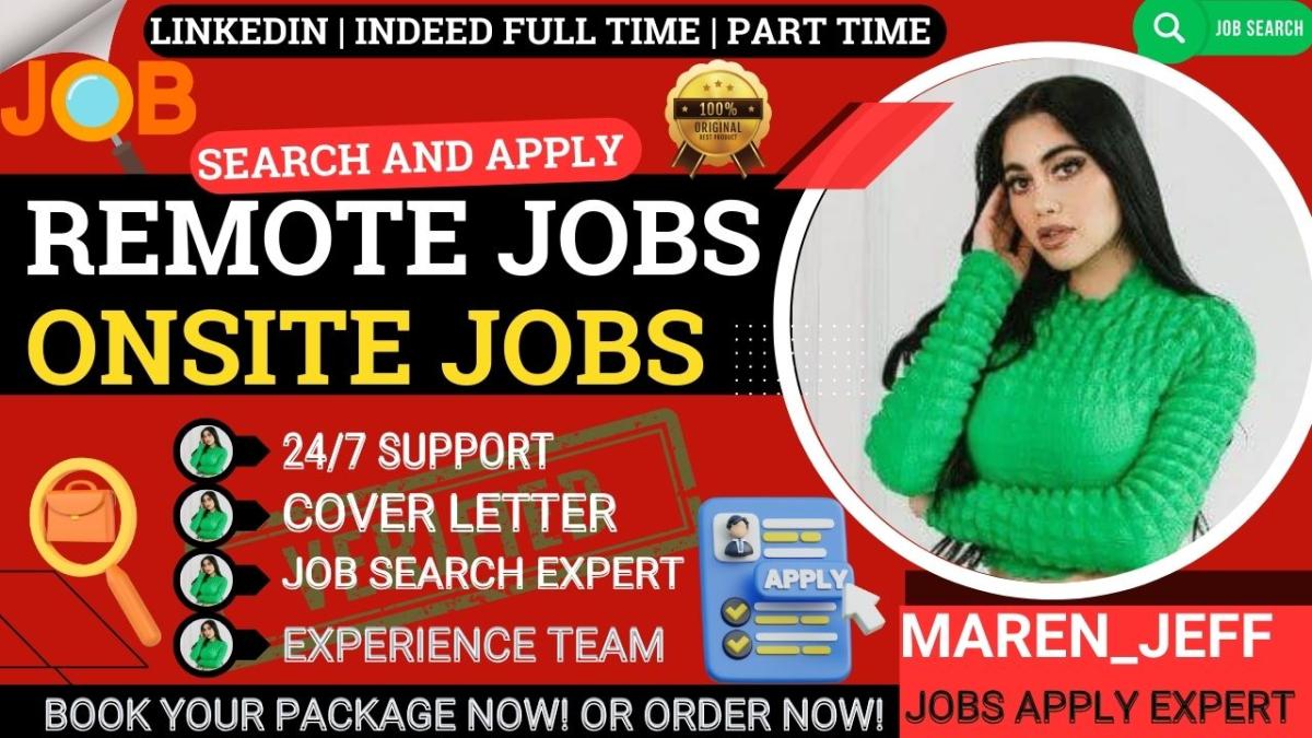 I will search and apply for jobs, reverse recruit, and manage your job applications
