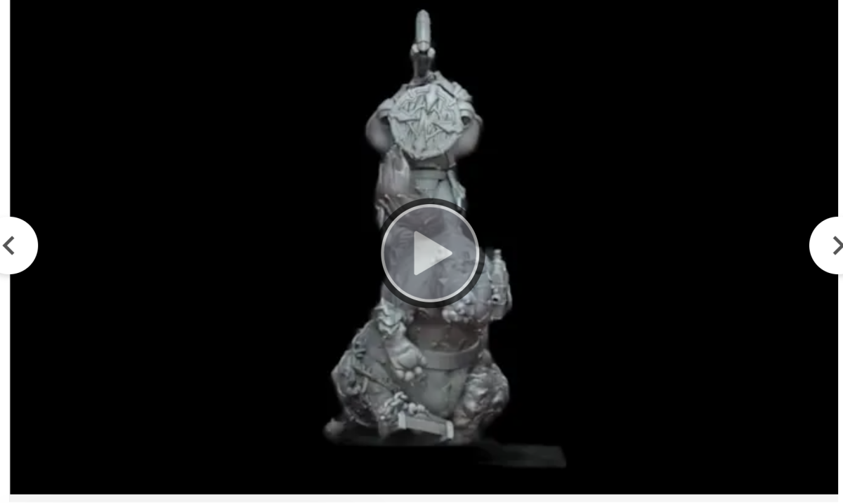 I will sculpt 3d Warhammer 40k miniatures model DnD action figure 3d printing toys AOS