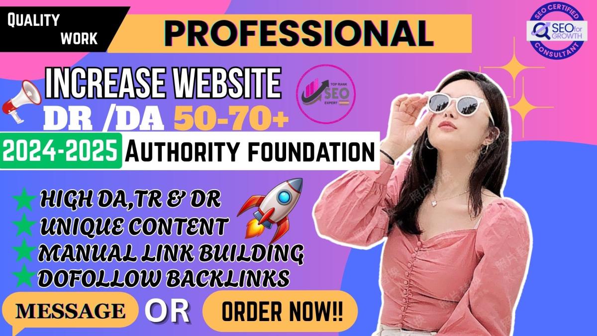 I Will Do SEO Backlinks for New Brand to Increase Visibility, Credibility, and Google Ranking
